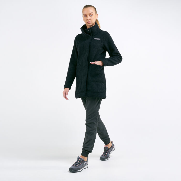 كولومبيا جاكيت بانوراما لونج للنساء أسود image number 4