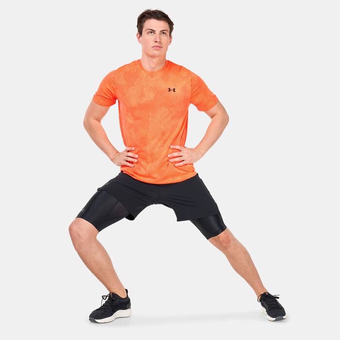 اندر ارمر شورت UA ايسو-تشيل كومبريشن لونج للرجال أسود image number 2