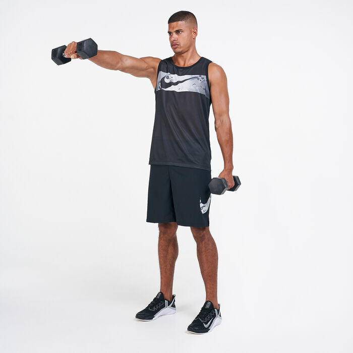 نايكي تيشيرت ليجيند كامو سووش بلا أكمام للرجال أسود image number 2