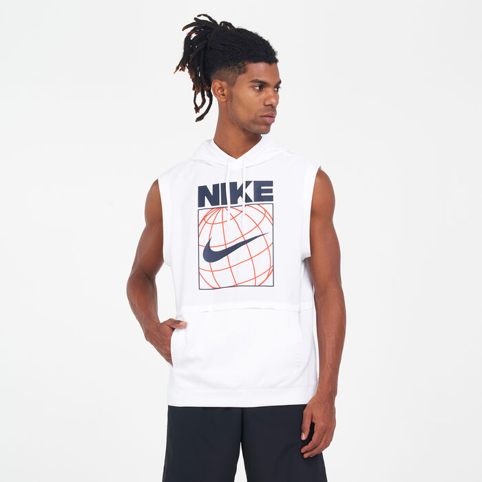 نايكي هودي دراي-فت بي تي باك للرجال أبيض image number 0