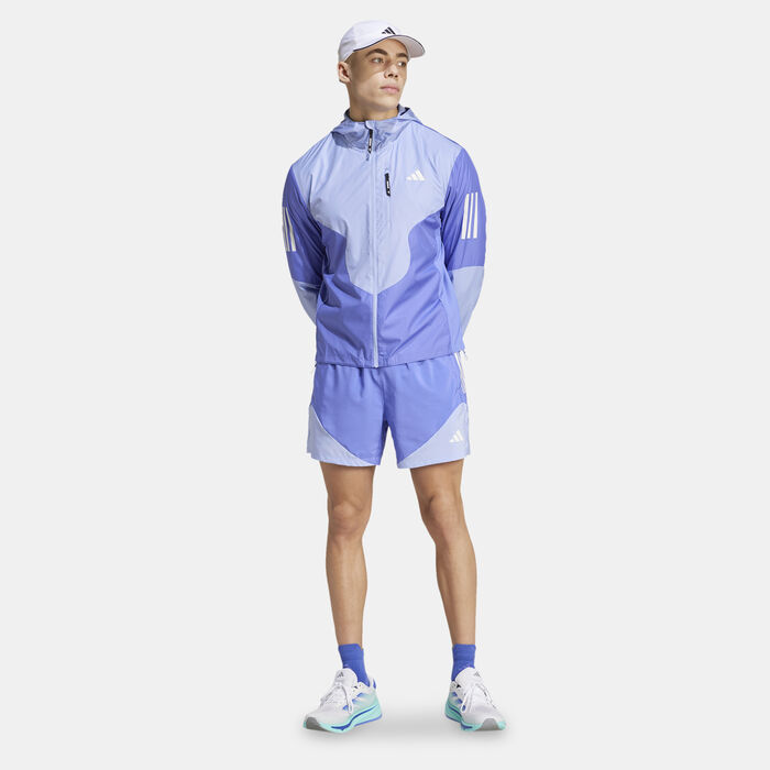 اديداس شورت الجري اون ذا رن بيز للرجال أزرق image number 2