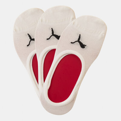 بوما جوارب فوتي للرجال (مجموعة من 3 أزواج) أبيض