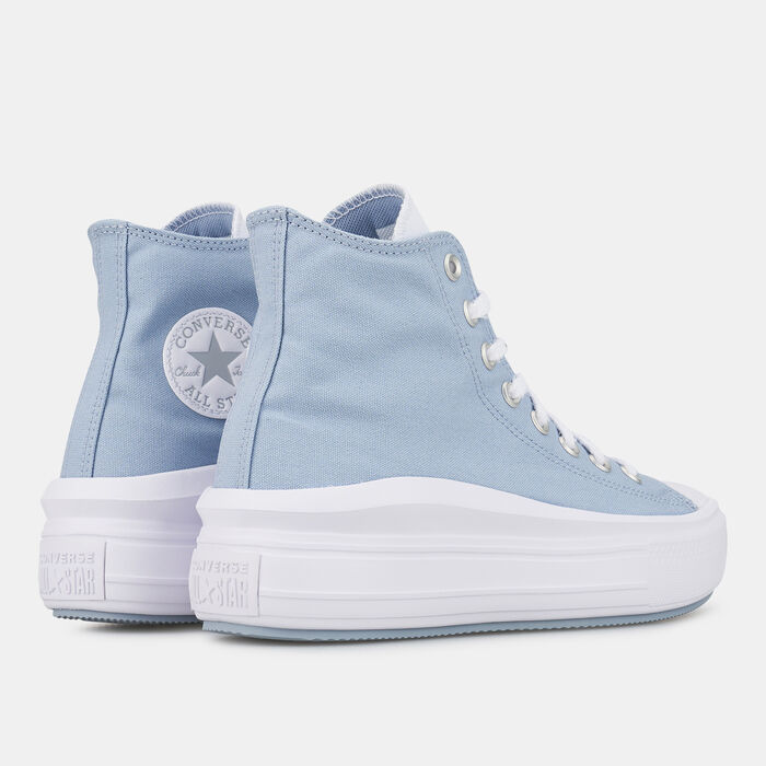 كونفرس حذاء تشاك تيلور اول ستار موف CX بلاتفورم للرجال والنساء أزرق image number 2