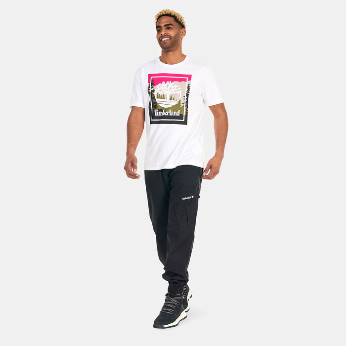 تمبرلاند تيشيرت اوتدور اينسبايرد جرافيك للرجال أبيض image number 2