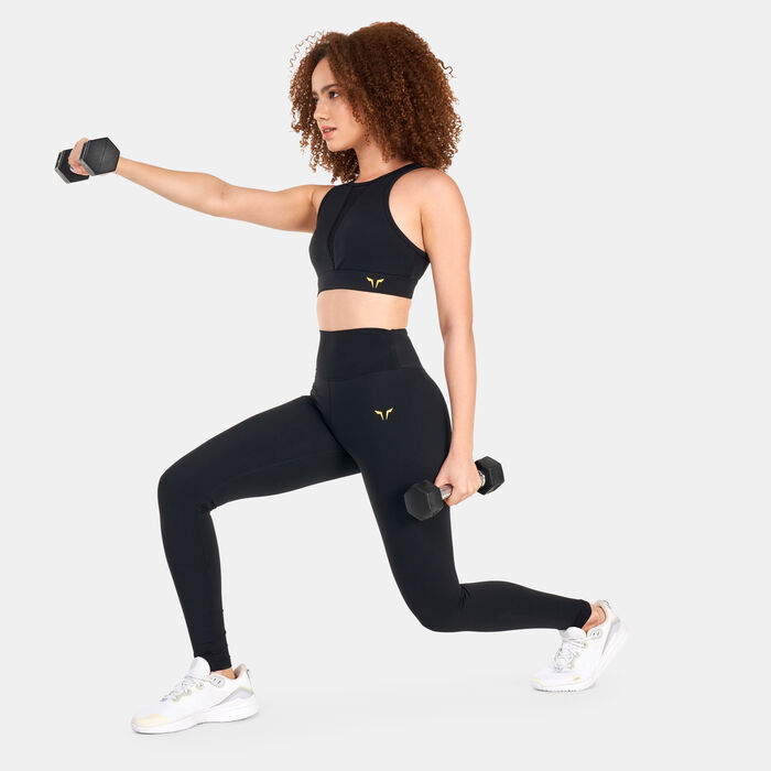 سكوات وولف ليقنز رن ذا سيتي للنساء أسود image number 2