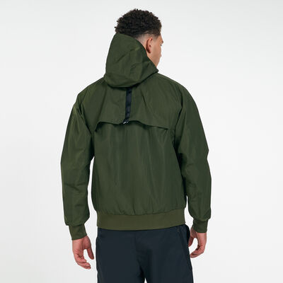 نايكي جاكيت سبورتسوير ويندرانر هودد للرجال أخضر