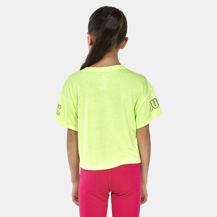 نايكي تيشيرت جرافيك برينت للاطفال أخضر image number 1