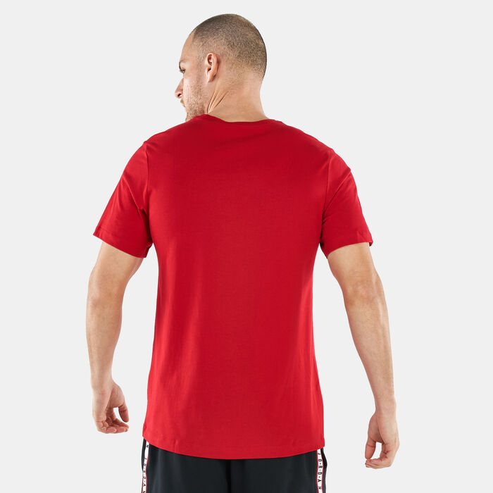 جوردن تيشيرت جمبمان للرجال أحمر image number 1