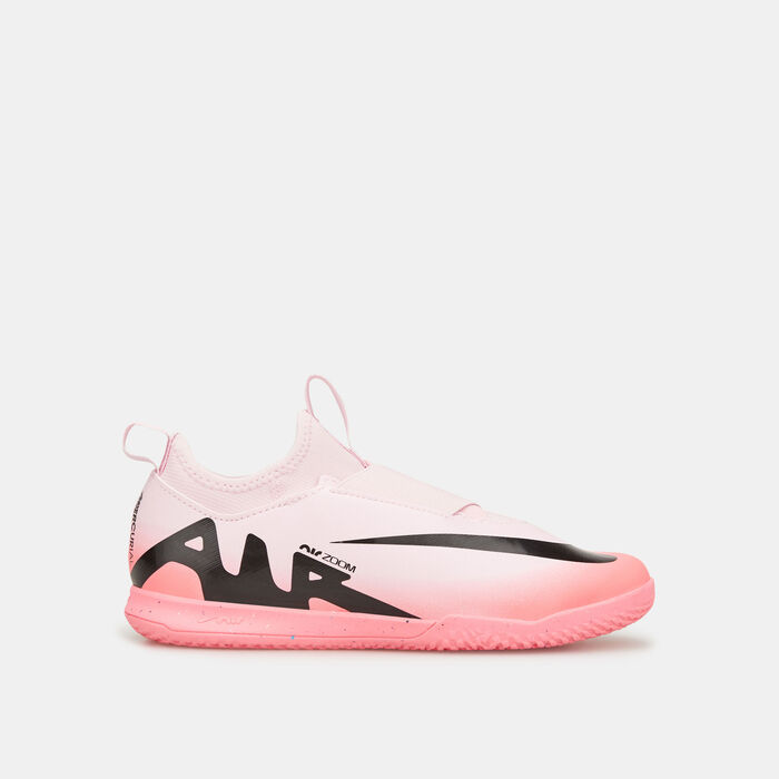 نايكي حذاء كرة القدم ميركوريال فيبور 15 اكاديمي للملاعب الداخلية للاطفال الصغار والكبار وردي image number 0