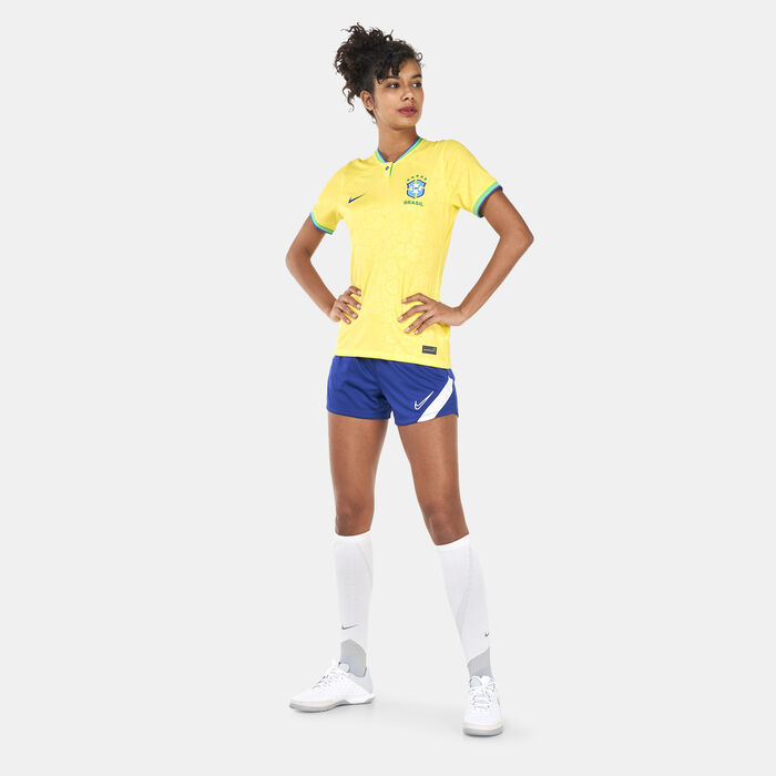 نايكي تيشيرت البرازيل دراي-فت ستاديوم الأساسي للنساء - 2022/23 أخضر image number 2