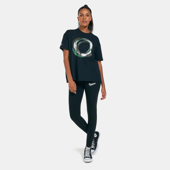 كونفرس تيشيرت كراكل كروس اوفر أسود image number 3