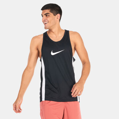 نايكي تيشيرت كرة السّلة ايكون دراي-فِت للرجال أسود