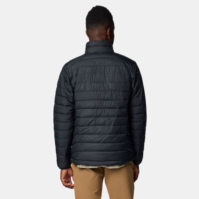 كولومبيا جاكيت هايكينج باودر لايت II بسحاب كامل للرجال أسود image number 1