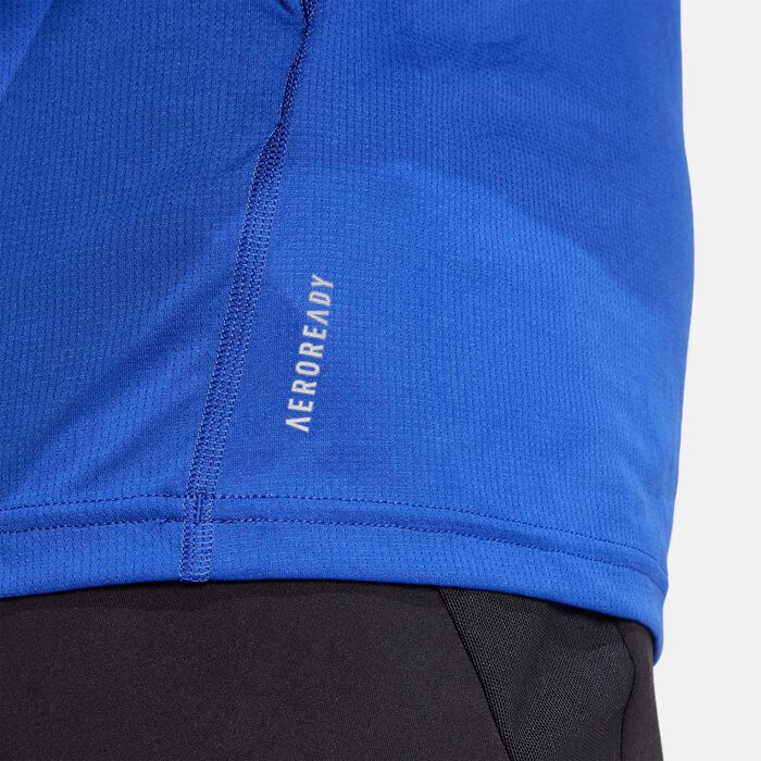 اديداس تيشيرت رن إت للرجال أزرق image number 4