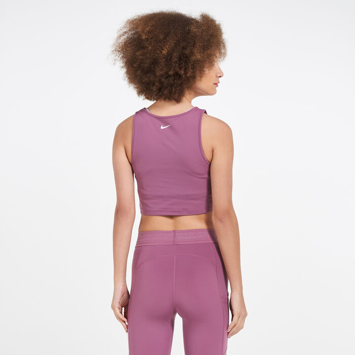 نايكي تيشيرت برو بلا أكمام للنساء بنفسجي image number 1