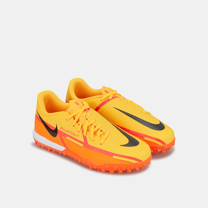 نايكي حذاء كرة القدم فانتوم GT2 أكاديمي لملاعب العشب الصناعي للاطفال برتقالي image number 1