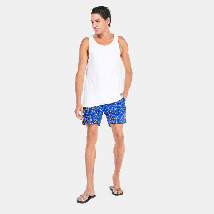 سبيدو شورت السباحة برينتد ليجر للرجال (16-إنش) أزرق image number 2