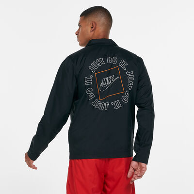 نايكي جاكيت سبورتسوير جست دويت للرجال أسود