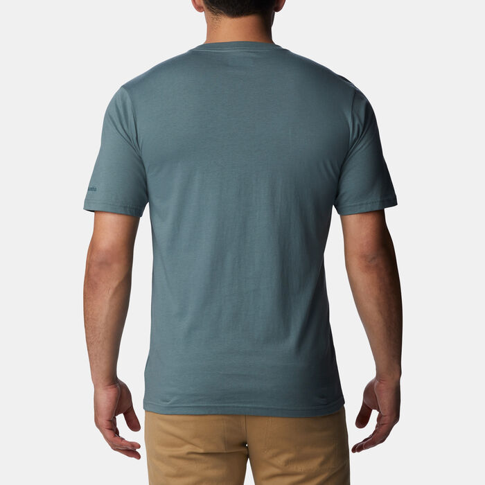 كولومبيا تيشيرت CSC بيسك لوجو للرجال أخضر image number 2