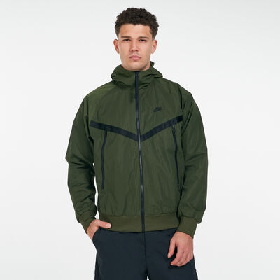 نايكي جاكيت سبورتسوير ويندرانر هودد للرجال أخضر