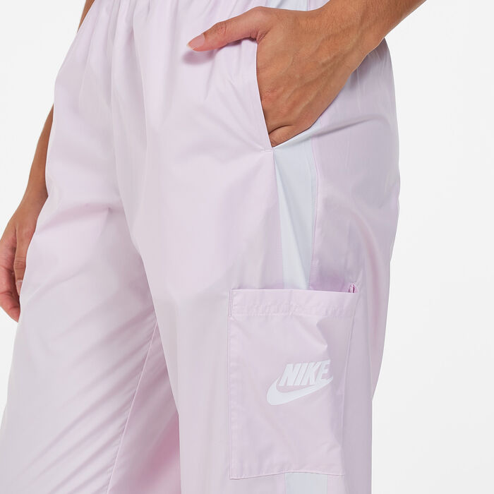 نايكي بنطال سبورتسوير ووفن للنساء وردي image number 3