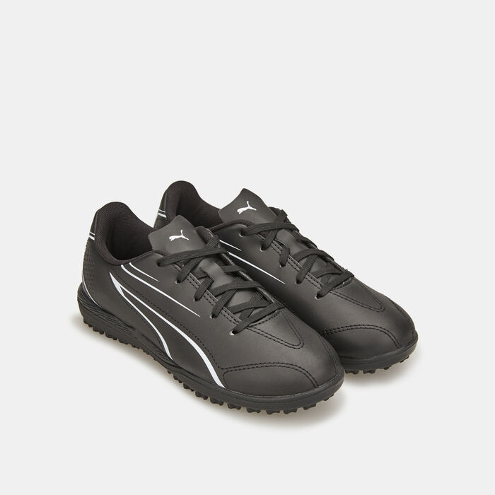 بوما حذاء كرة القدم فيتوريا لملاعب العشب الصناعي للاطفال الكبار أسود image number 1