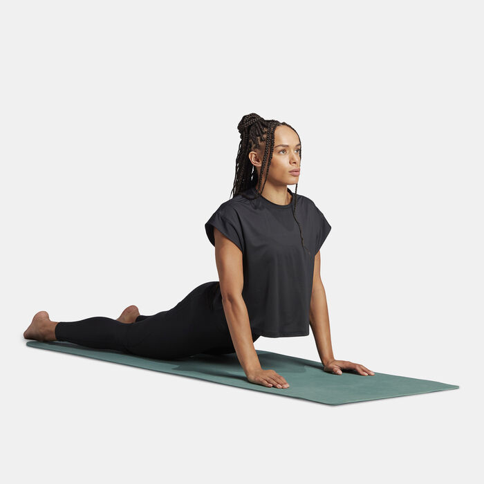 اديداس تيشيرت التمرين ستوديو للنساء أسود image number 2