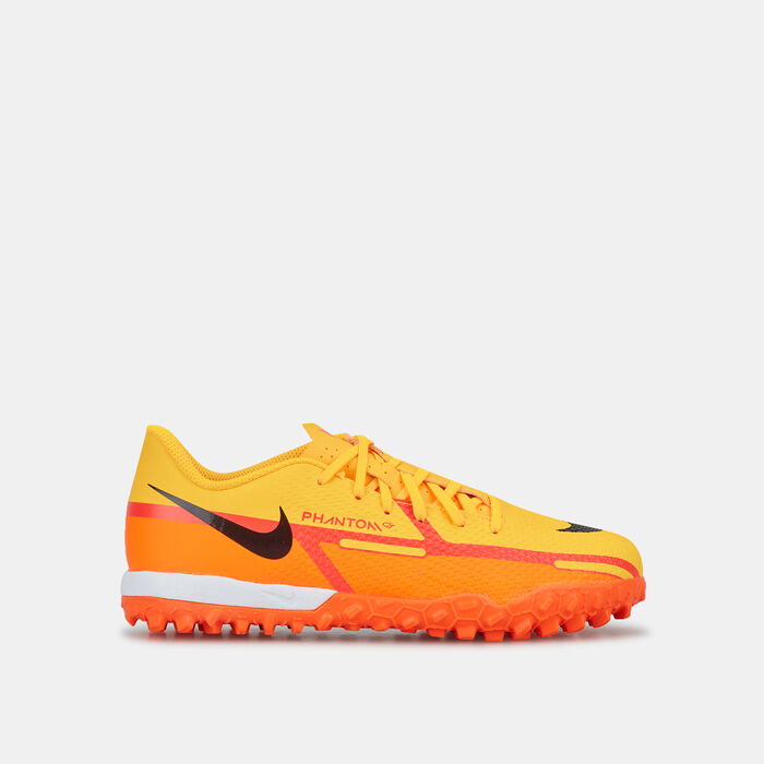 نايكي حذاء كرة القدم فانتوم GT2 أكاديمي لملاعب العشب الصناعي للاطفال برتقالي image number 0