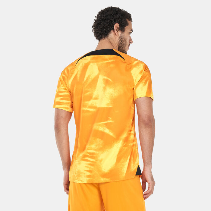 نايكي تيشيرت نيذرلاند دراي فت ستيديوم الأساسي للرجال - 2022 أصفر image number 1