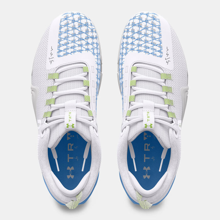 اندر ارمر حذاء التمرين رين 6 للنساء أبيض image number 4