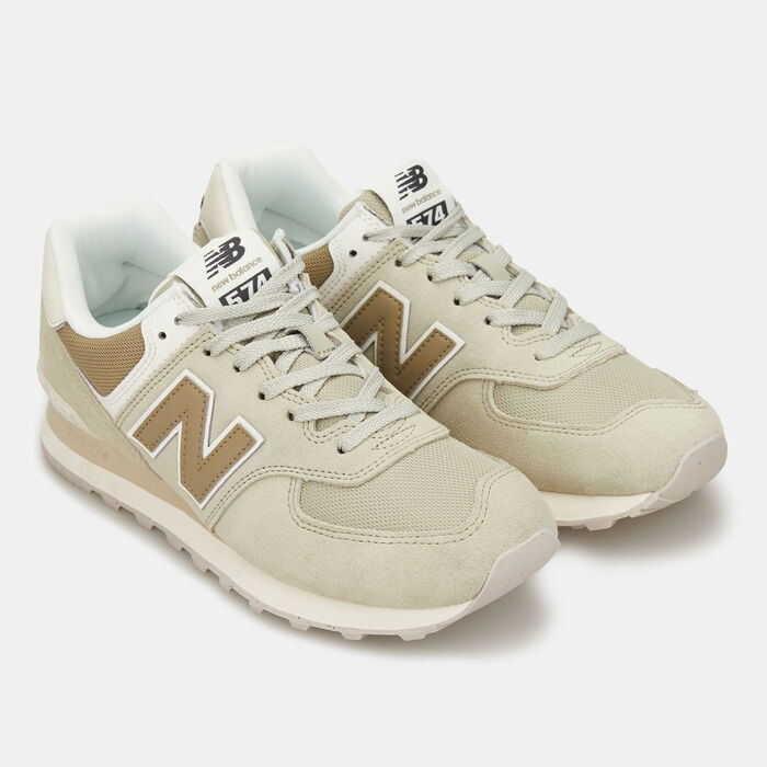 نيو بالانس حذاء 574 للنساء أخضر image number 1