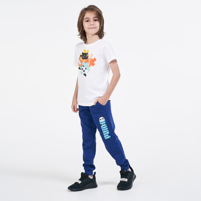 بوما تيشيرت ميني بوز أدفانسد للاطفال أبيض image number 2