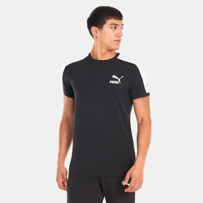 بوما تيشيرت T7 ايكونيك للرجال أسود image number 0