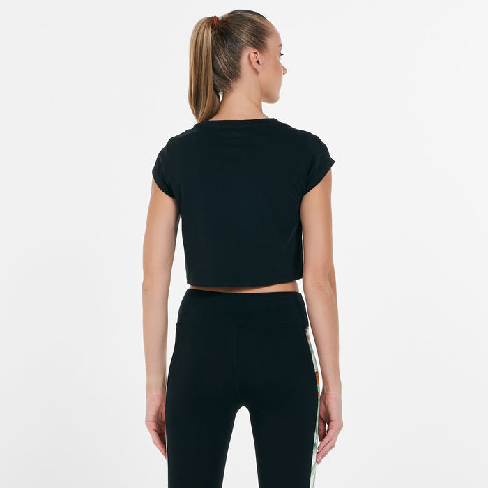 نيو بالانس تيشيرت اسينشالز بوتانيكال للنساء أبيض image number 1