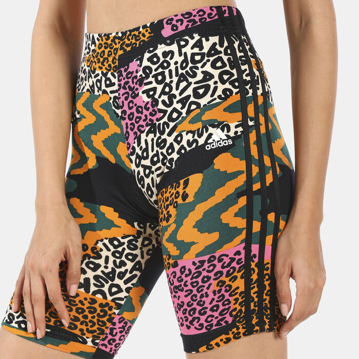 اديداس شورت فارم ريو بايك للنساء أسود image number 3