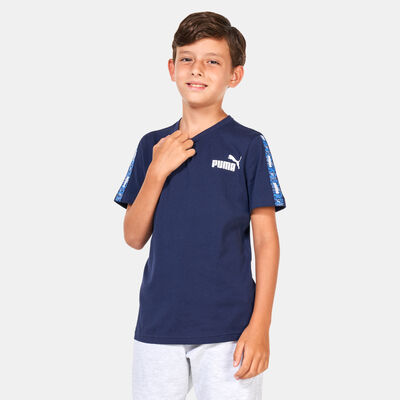 بوما تيشيرت اسنشالز تيب كامو للاطفال أزرق