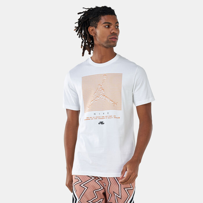 جوردن تيشيرت جمبمان جرافيك برينت للرجال أبيض image number 0