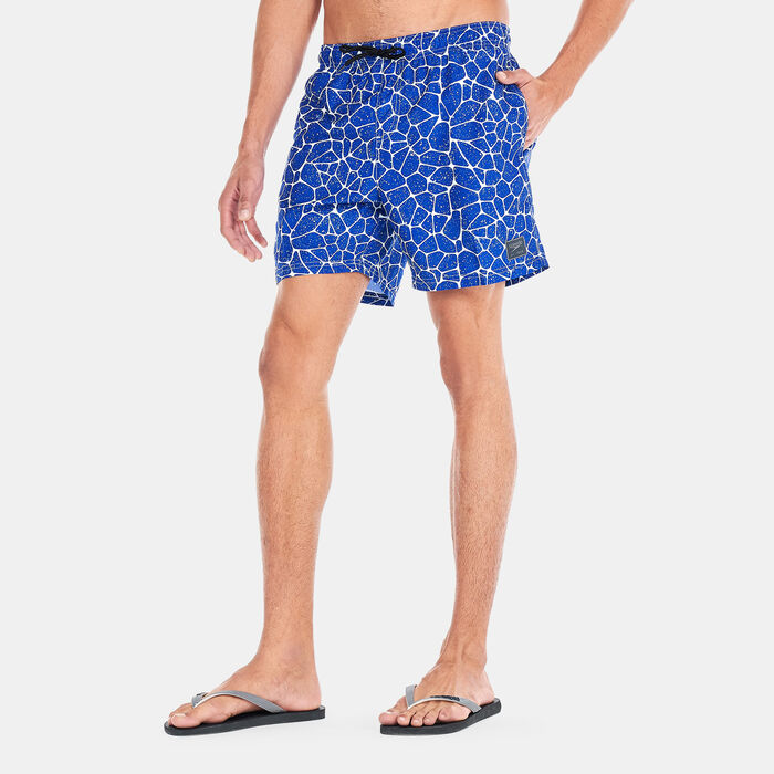 سبيدو شورت السباحة برينتد ليجر للرجال (16-إنش) أزرق image number 0