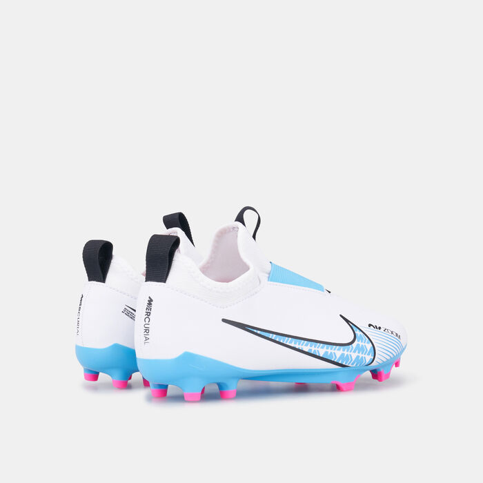 نايكي حذاء كرة القدم زووم ميركوريال فيبور 15 أكاديمي للملاعب المتعددة للاطفال (للاطفال الكبار) أبيض image number 2