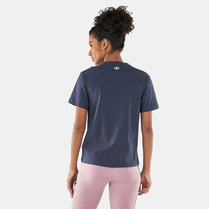اديداس اورجينال تيشيرت مودرن بي-بول للنساء أزرق image number 1
