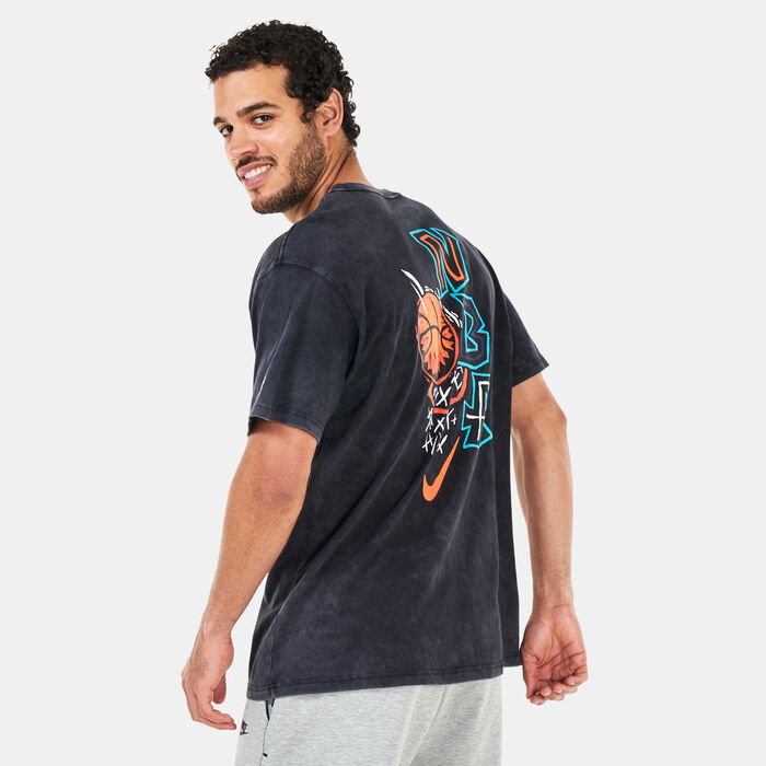 نايكي تيشيرت تيم 31 كورتسايد ماكس90 أن بي اي للرجال أسود image number 1