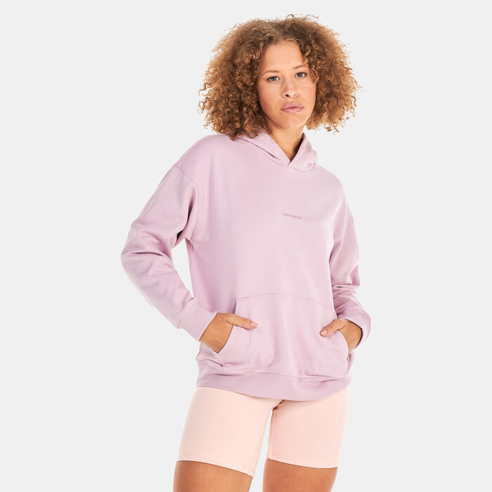 نيو بالانس هودي اثيلتكس نيتشر ستيت فرنش تيري للنساء بيج image number 0