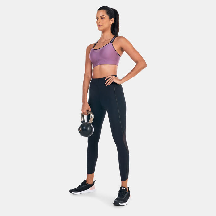 اندر ارمر اندر ارمر صدرية رياضية انفينيتي بدعم عالي للنساء بنفسجي image number 2