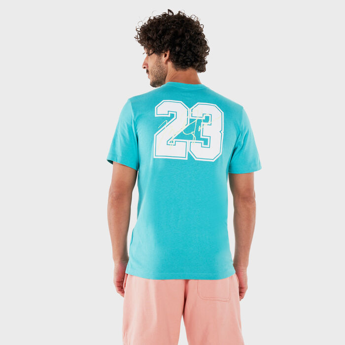 جوردن تيشيرت اسينشال فلايت 23 جرافيك للرجال أخضر image number 1