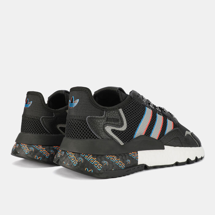 اديداس اورجينال حذاء نايت جوغر للرجال أسود image number 2