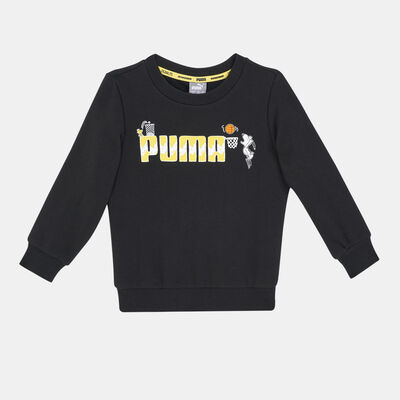 بوما سويت شيرت X بينتس للاطفال أسود