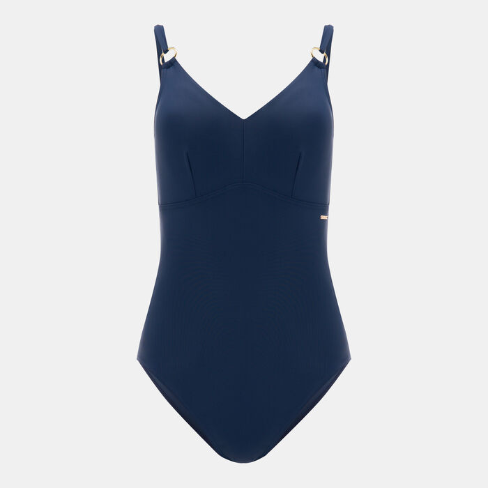 سبيدو بدلة السباحة شيبينج سترابي قطعة واحدة للنساء أزرق image number 0