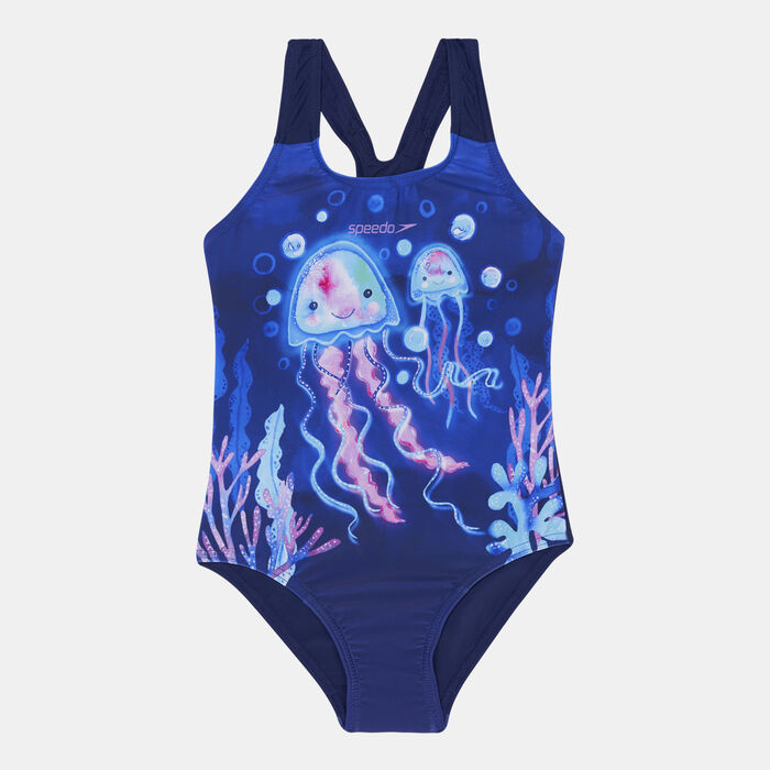 سبيدو بدلة السباحة ديجيتال بليسمنت للاطفال متعدد image number 0