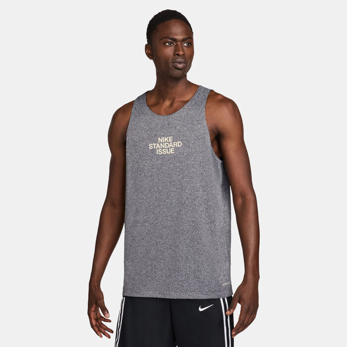 نايكي تيشيرت كرة السلة دراي-فِت ريفيرسبال للرجال أسود image number 2