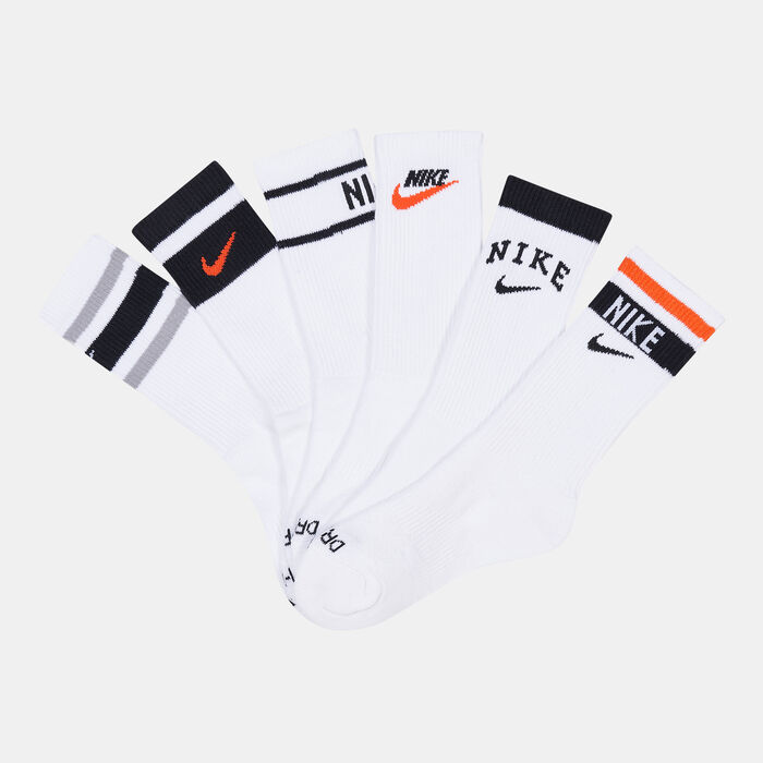 نايكي جوارب ايفريداي بلاس كوشيند كرو للاطفال الكبار (6 أزواج) أبيض image number 0